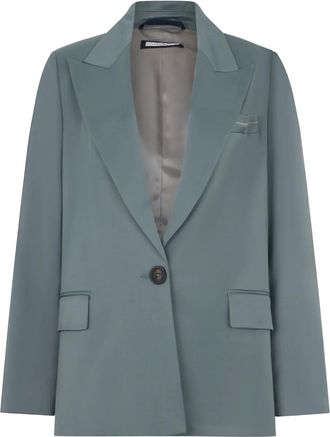 PESERICO Blazer met knoopsluiting - Grijs