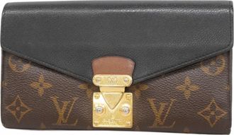 Louis Vuitton Brown Noir Long Wallet (Bi-Fold) (Pre-Owned)