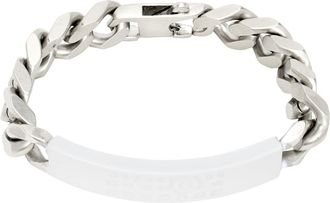 ブレスレット MAISON MARGIELA 925 SILVER BRACELET Silver Classic Chain Bracelet by MM6 Maison Margiela on Sale