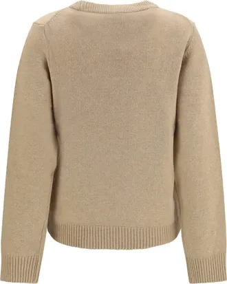 Ganni Banana Graphic Sweater - Camel