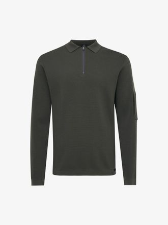 Genti Polo Zip | Groen