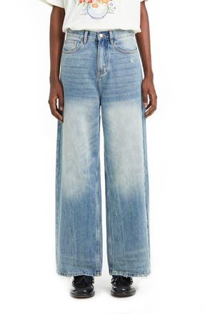 Profound Baggy Wide Leg Jeans in Blue at Nordstrom, Size 34