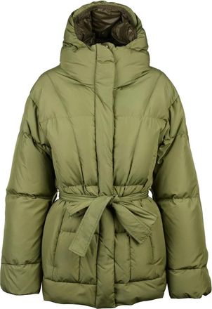 Bacon Olive Green Polyester Oaks 75 Down Jacket