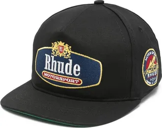 Rhude Logo-patch Baseball Cap