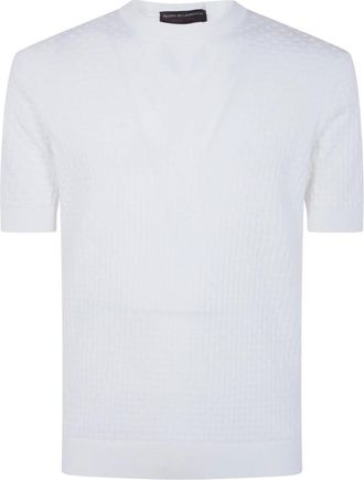 FILIPPO DE LAURENTIIS Truien & Vesten, Heren, Wit, M, Round-neck Truien