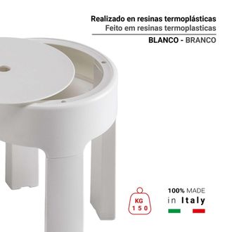 Gedy Gedy 10730200000 Newbox Taburete Blanco - Ref: 10730200000
