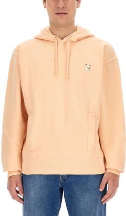 Maison Kitsuné Sweatshirt With Fox Patch-Uomo