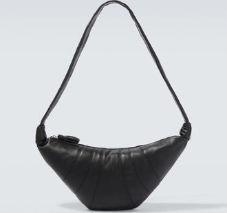 Christophe Lemaire Croissant Medium leather shoulder bag
