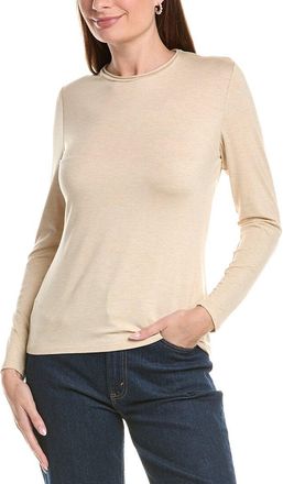 Lafayette 148 New York Long Sleeve Crewneck T-Shirt