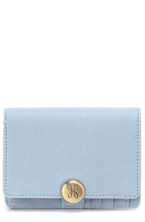 Hobo Small Hutton Leather Bifold Wallet in Dusted Sky at Nordstrom