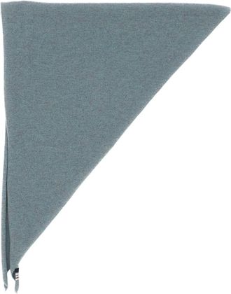 Extreme Cashmere Light Blue Bandana Cashmere-Blend Scarf