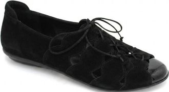 BeautiFeel Womens Amelia Lace-Up Shoe In Black Spark Suede