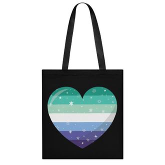 Generic Sparkling Gay Men Heart Womens Tote Casual Shopping Bag Lightweight Shoulder Bags Hobos Handbag for Work Travel Daily 35x40cm
