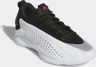 adidas Basketballschuh ADIDAS PERFORMANCE ANTHONY EDWARDS 1 LOW, Gr. 38,5, bunt (cloud wei&szlig;, core schwarz, lucid rot), Synthetik, Textil, Schuhe Basketballsc