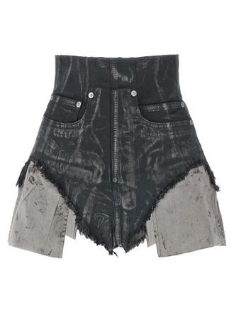 Rick Owens Womens Dirt Cutoffs Shorts