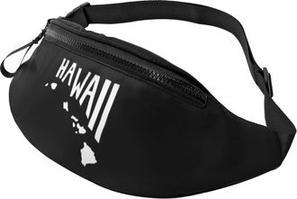 Generic Hawaiian Islands- Chest Bag Bum Bag Fashion Crossbody For Marathon Running Walking 14X35Cm