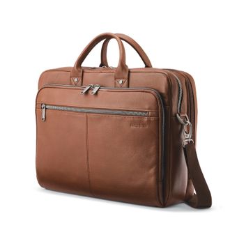 Samsonite Classic Leather Softside Toploader - Bags