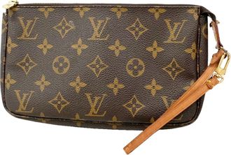 Louis Vuitton Brown Pouch (Pre-Owned)