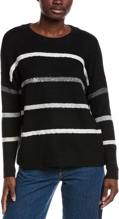 Vince Camuto Sequin Stripe Sweater