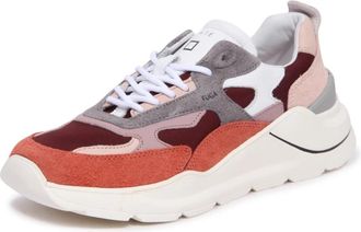 D.A.T.E. Fuga Hairy Bordeaux Sneakers - Dames - Sneakers - Veelkleurig - 37 EU - Schoenen