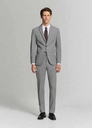 Mango Giacca completo Par&iacute;s super slim-fit grigio - Uomo - 46 - MANGO MAN