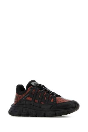 Versace Charcoal Sneaker - Black