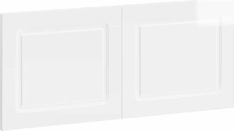 vidaXL Cabecero Montada En La Pared Utrecht Blanco Brillante Vidaxl