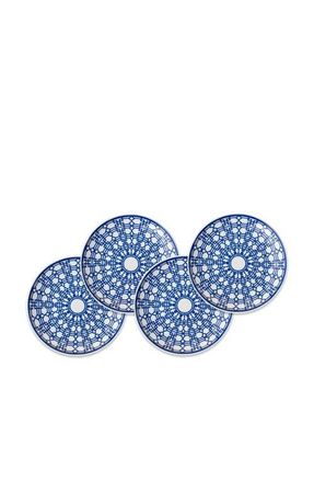 Caskata Newport Garden Gate Small Plates - Porcelain - Set 4 in Blue at Nordstrom