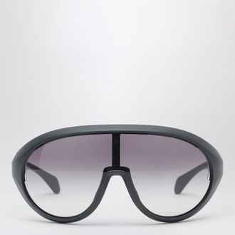 Rick Owens Black visor sunglasses