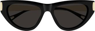 Chlo&eacute; Sunglasses, unisex, Black, Size: 54 MM Holly Cat-eye Sunglasses