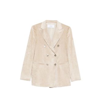Lardini Double-breasted Corduroy Blazer