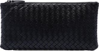 Bottega Veneta Pre-owned Bottega Veneta Nappa Intrecciato Zip Pouch Unisex 5Q1FIA82BYI59ZXY