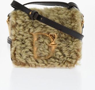 Dsquared2 Mini Bag a Tracolla con Dettaglio Fur taglia Unica