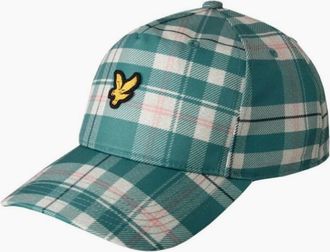 Lyle & Scott Mens Lyle & Scott Tartan Cap - Green - Size: ONE size