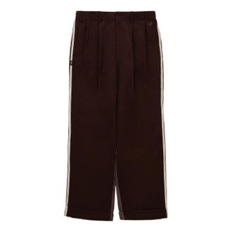 adidas x CLOT Suit Pant Asia Sizing Dark Brown JM2829