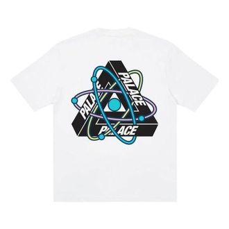 Palace FW22 Tri-atom T-Shirt White P23TS089