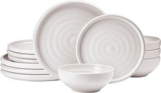 Mikasa Declan 12Pc Stoneware Dinnerware Set, Service For 4