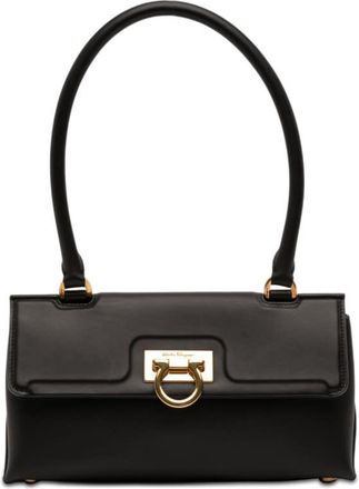 Ferragamo Pre-owned Ferragamo Leather Gancini Trifolio Swing Top Handle Bag Ladies GKGZU3FU2VTOGL99