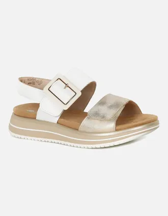 Remonte Womens Manila Womens Sandals - Gold - Size: 7.5