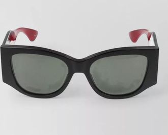 Gucci sunglasses gg2115s 001 rectangular thick frame