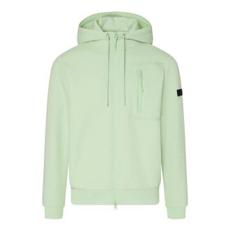 Peuterey Zip-throughs, male, Green, Size: S Hoodies