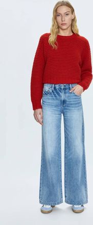 Pistola Denim Jadyn Low Slung Palazzo Jeans In Runyon Wash