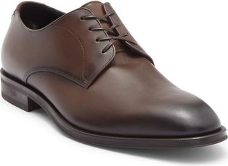 BOSS Derreck Plain Toe Derby in Dark Brown at Nordstrom Rack, Size 10.5Us / 9.5Uk