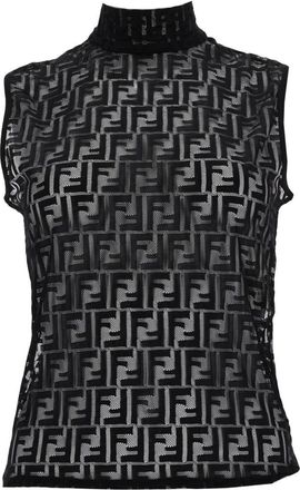 Fendi Top Ff Lace