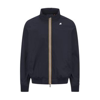 K-Way Amaury Stretch Nylon Jersey - Heren - Bomber jackets - Blauw - XL - Nylon - Jassen