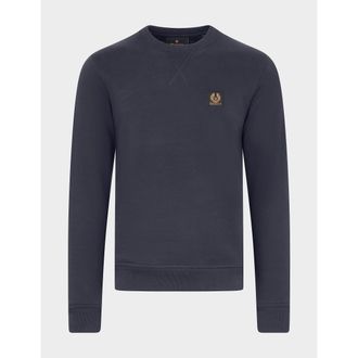 Belstaff Mens Crewneck Sweatshirt in inkwell - Blue Cotton - Size X-Small