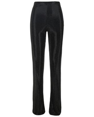 Versace Crystal Embellished Flare Pant