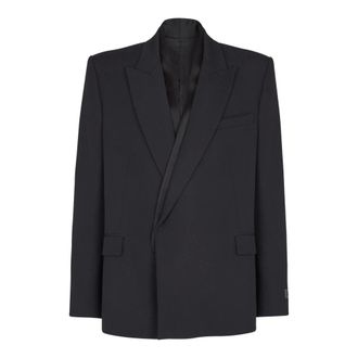 Balmain Hombre, Chaquetas, Negro, Talla: M