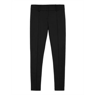 Patrizia Pepe Broeken, Dames, Zwart, XS, Katoen, Slim Pants
