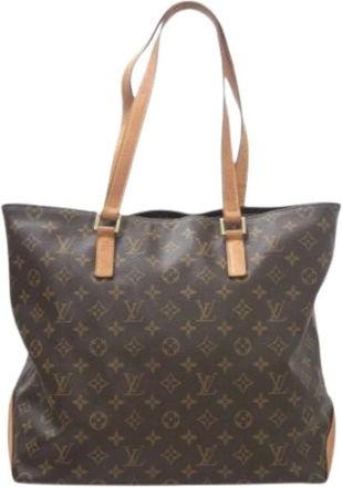 Louis Vuitton Pre-owned Tote Bags, female, Brown, Size: ONE SIZE Pre-owned Vintage Canvas Tote Bag